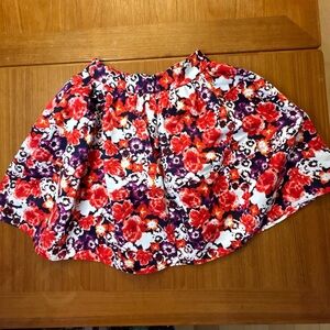 EXPRESS Floral Mini Skirt Size 00